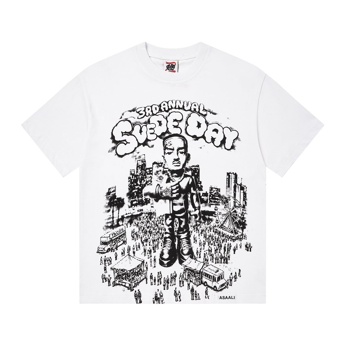 ASAALL Illustrated Front Graphic T-Shirt — hero