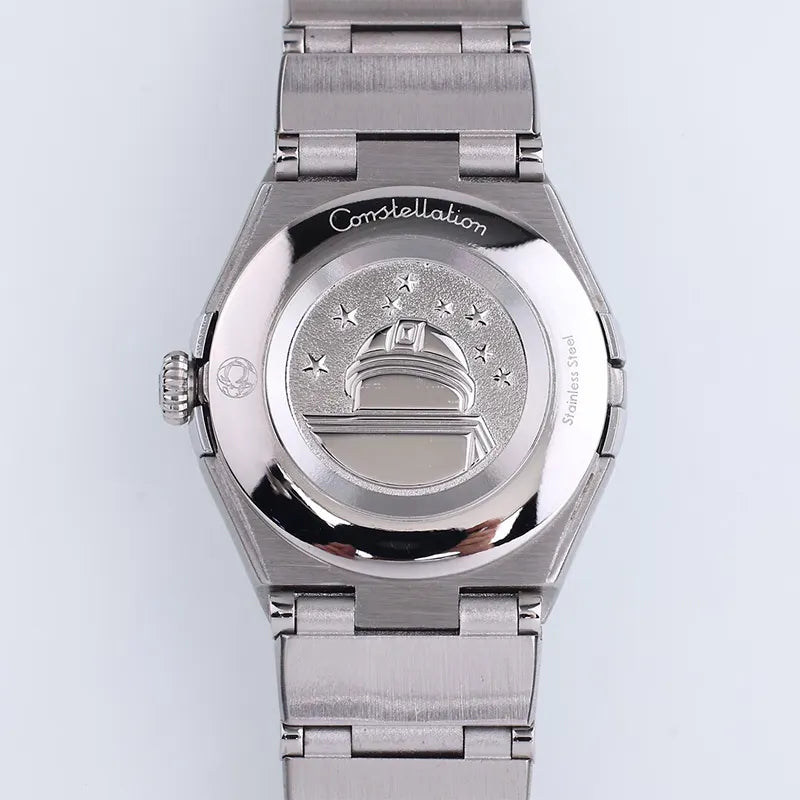 Omega Champagne Diamond Watch - Hình 2